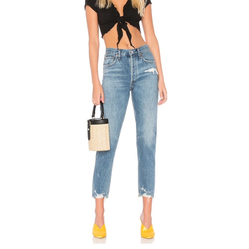 Agolde Jamie high rise classic in grade size 27